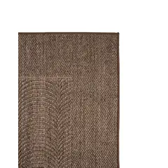 GENERICO - Alfombra Sisal Natural Ondas Taupe 170x240 cm