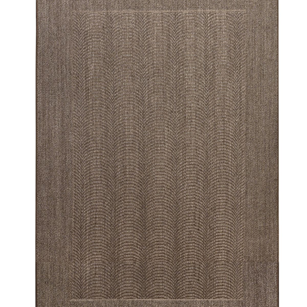 GENERICO - Alfombra Sisal Natural Ondas Taupe 170x240 cm