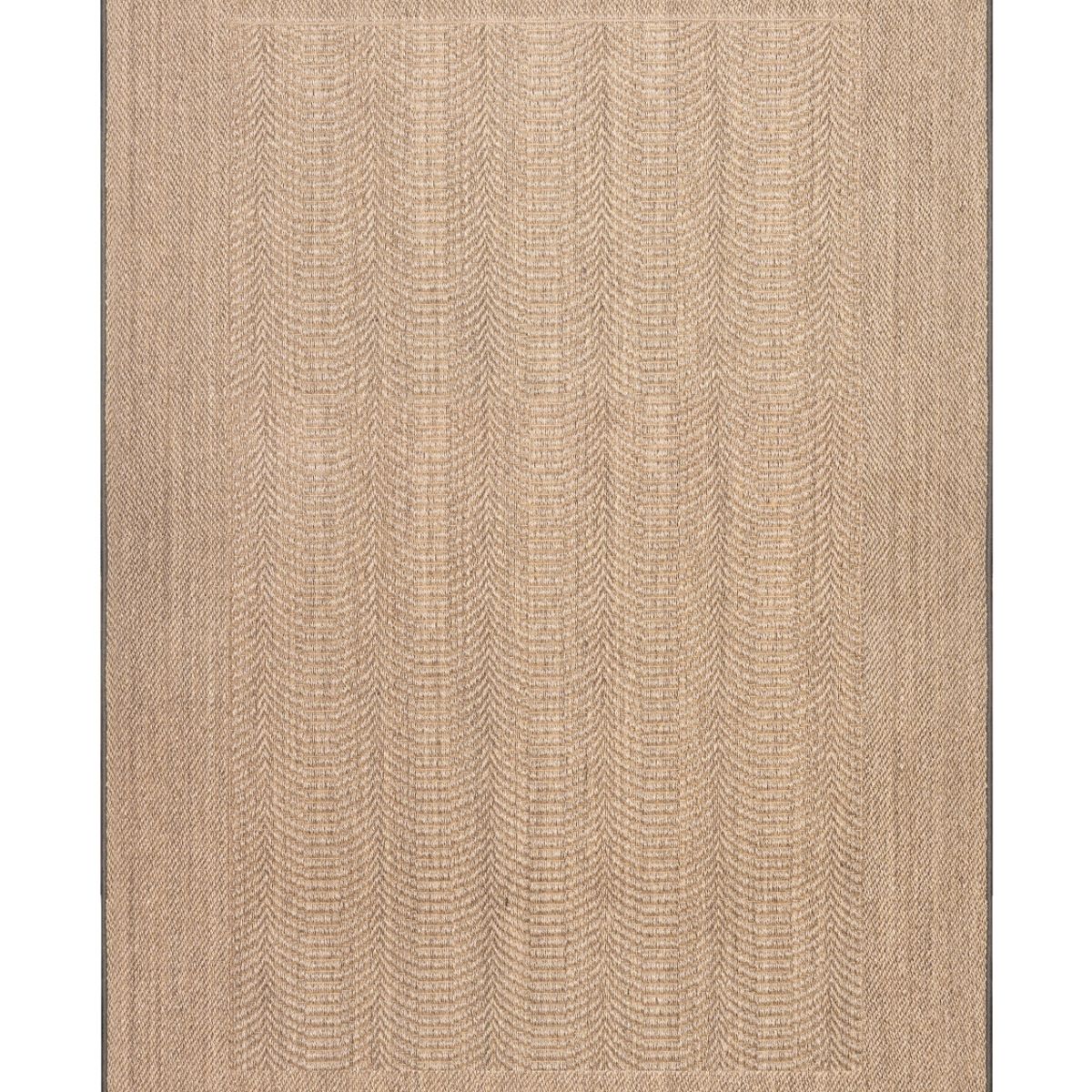 GENERICO - Alfombra Sisal Natural Ondas Arena 170x240 cm