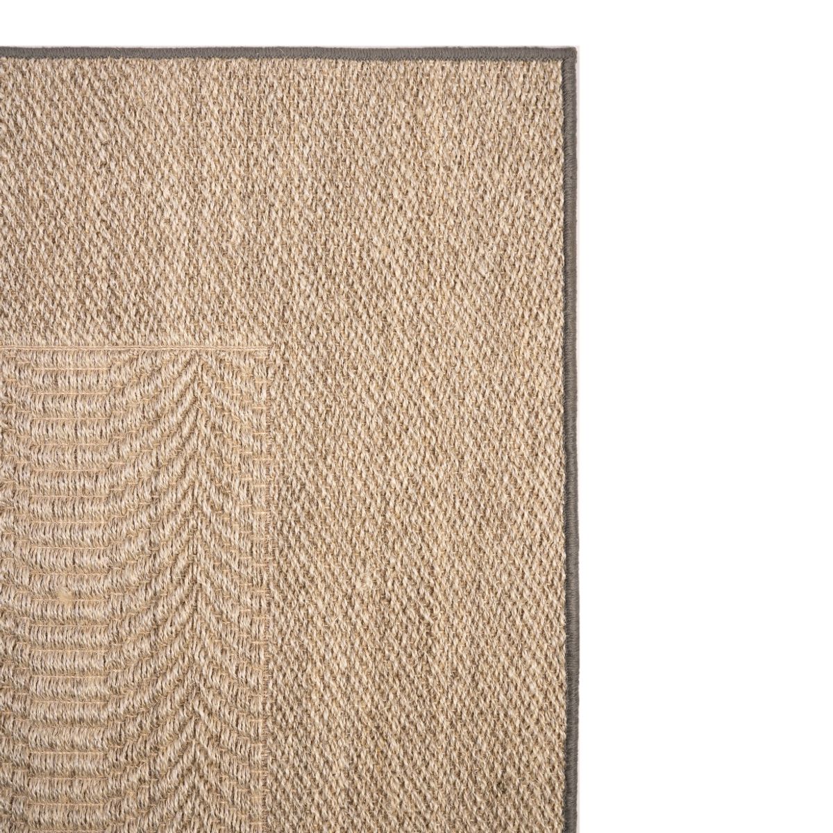 GENERICO - Alfombra Sisal Natural Ondas Arena 200x300 cm
