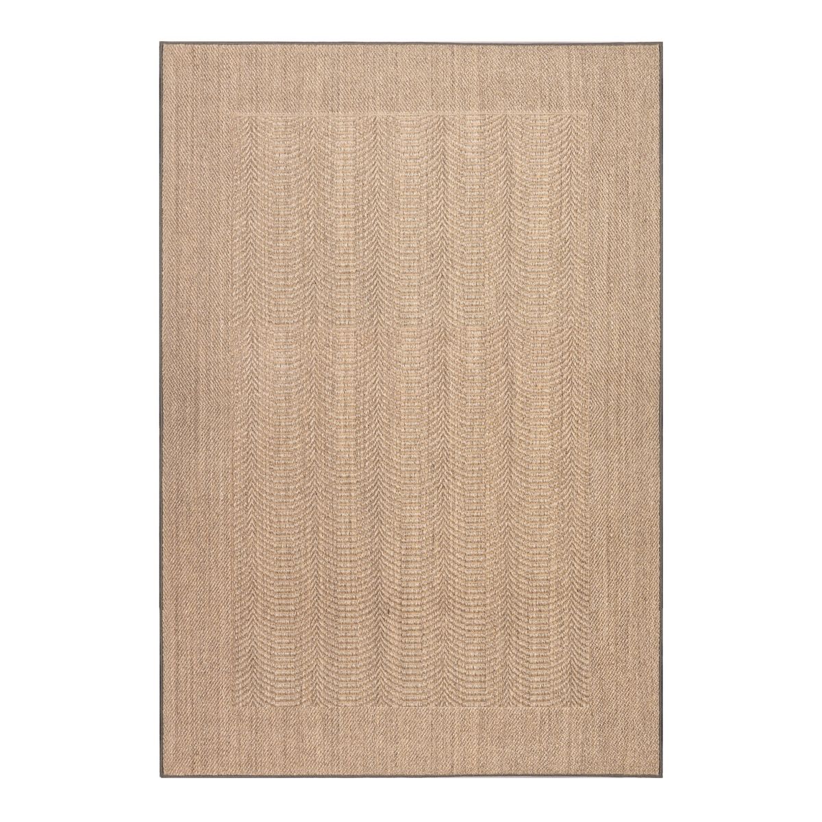 GENERICO - Alfombra Sisal Natural Ondas Arena 300x400 cm