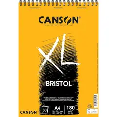 CANSON - Croquera Dibujo XL Bristol 180gr 50 Hojas A4 21x29cm
