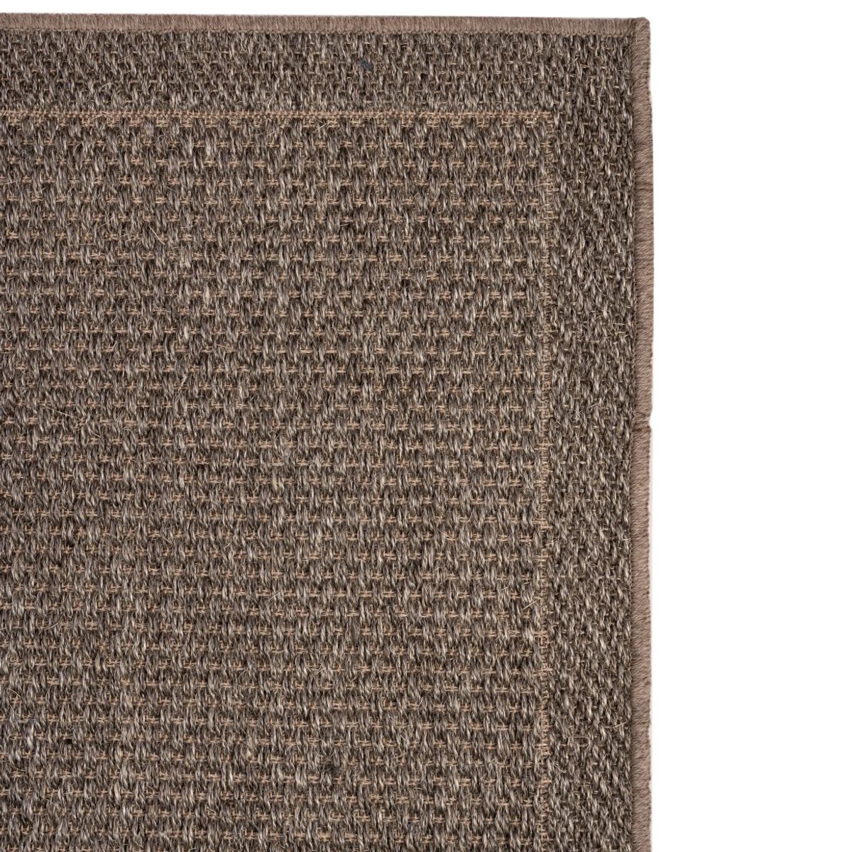 GENERICO - Alfombra Sisal Natural Pasillo Seagrass Gris 80x350 cm