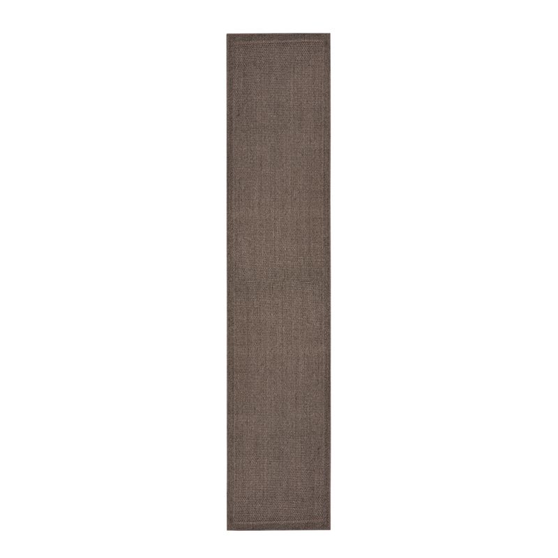 GENERICO - Alfombra Sisal Natural Pasillo Seagrass Gris 100x400 cm