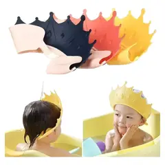 GENERICO - Gorro De Baño Bebe Visera Ducha Para Bebe Corona