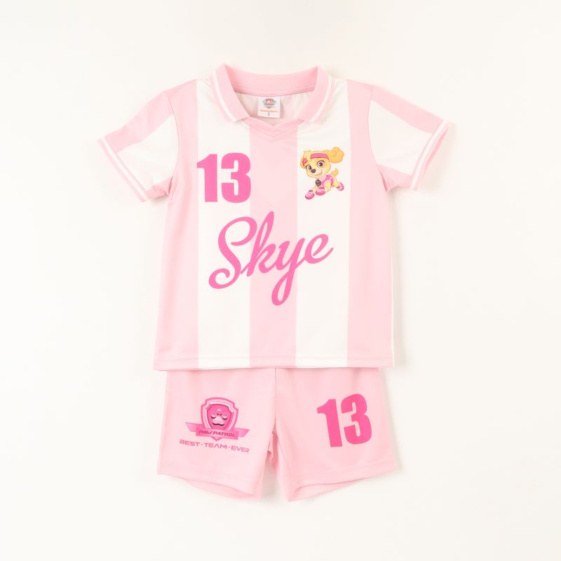 PAW PATROL - Conjunto Futbol Niña Skye Rosado Paw Patrol