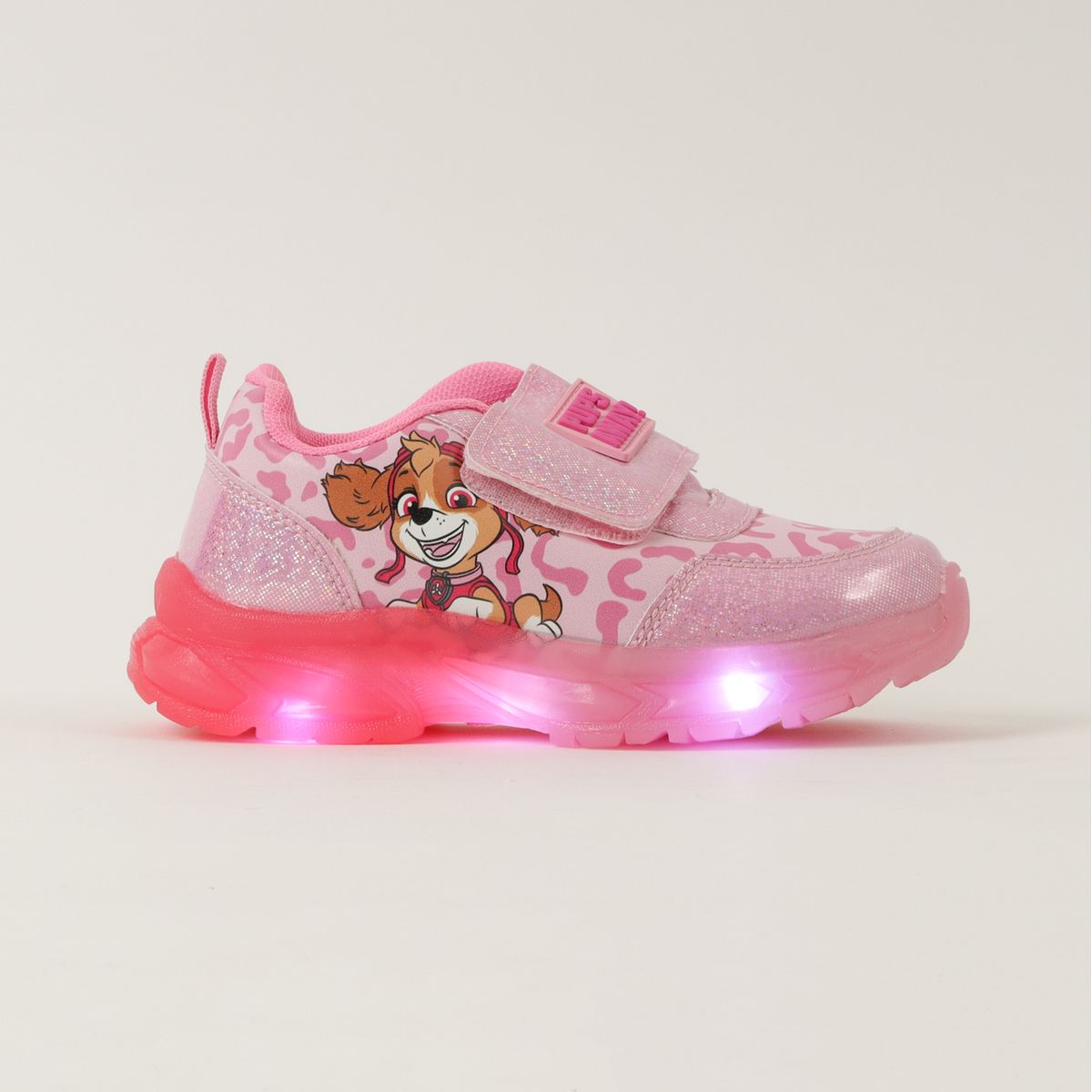 PAW PATROL - Zapatillas Con Luces Niña Skye Pups Way Rosado Paw Patrol