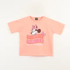 DISNEY - Polera Manga Corta Niña Minnie Frase Rosado