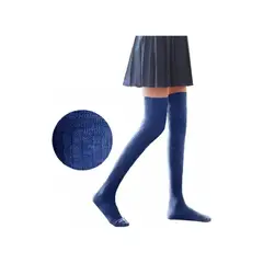 LOOK SHOP - Pack 3 Pares Bucaneras Escolares. Calceta Larga Colores