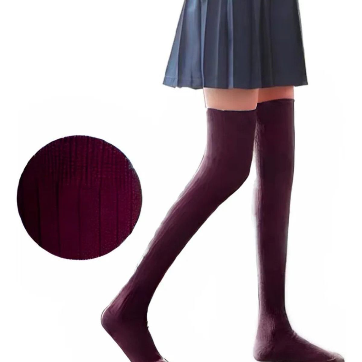 LOOK SHOP - Pack 3 Pares Bucaneras Escolares. Calceta Larga Colores