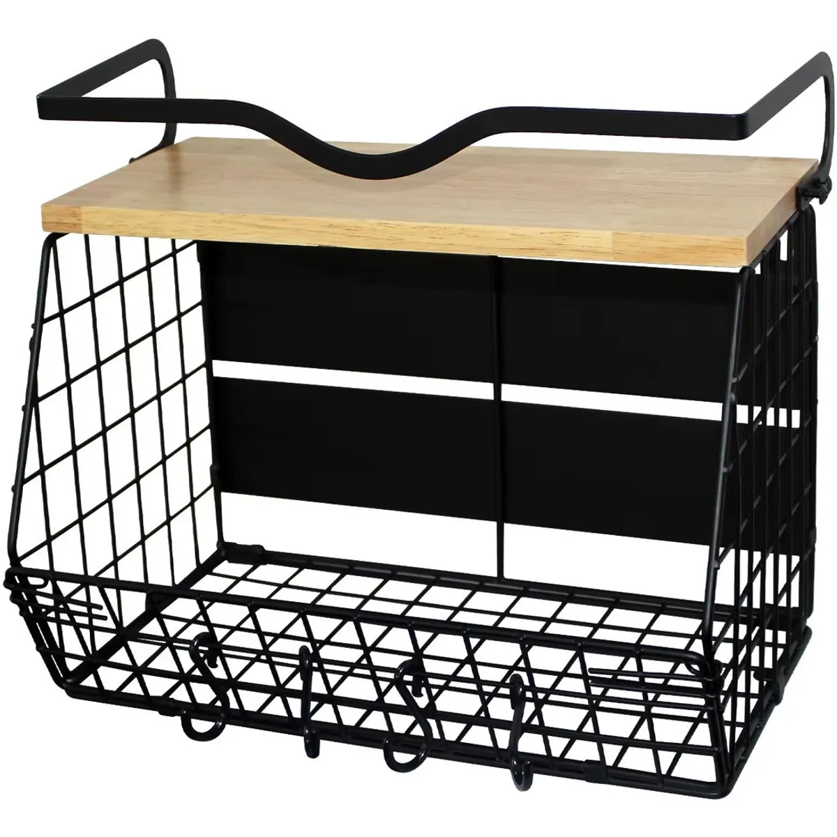 RAGNAR - Repisa Organizadora Magnética Para Cocina Con Cesta Multiuso
