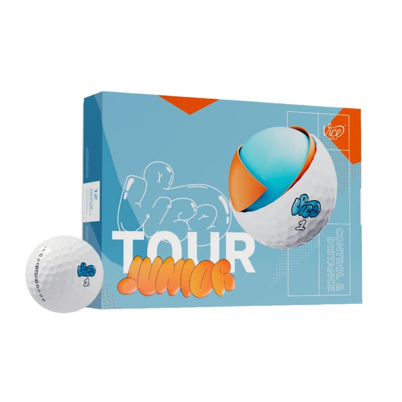 VICE GOLF - Vice Tour Junior - docena de pelotas de golf para niños