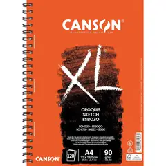 CANSON - Croquera Dibujo XL Croquis 21x29cm 90gr 120hjs