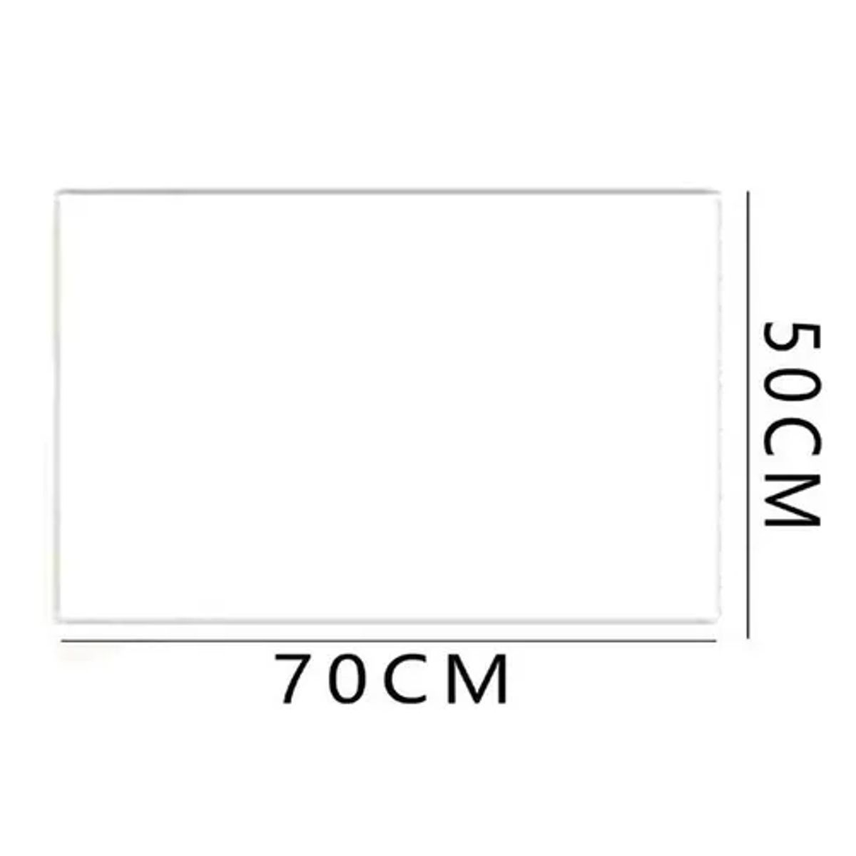 GENERICO - Pliego Cartulina Doble Faz 50x70 Cm Manualidades Blanco