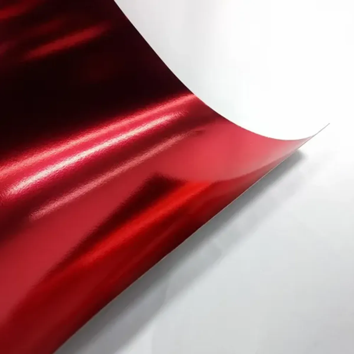 GENERICO - Pliego Cartulina Metálica 50x70 Cm Manualidades Rojo