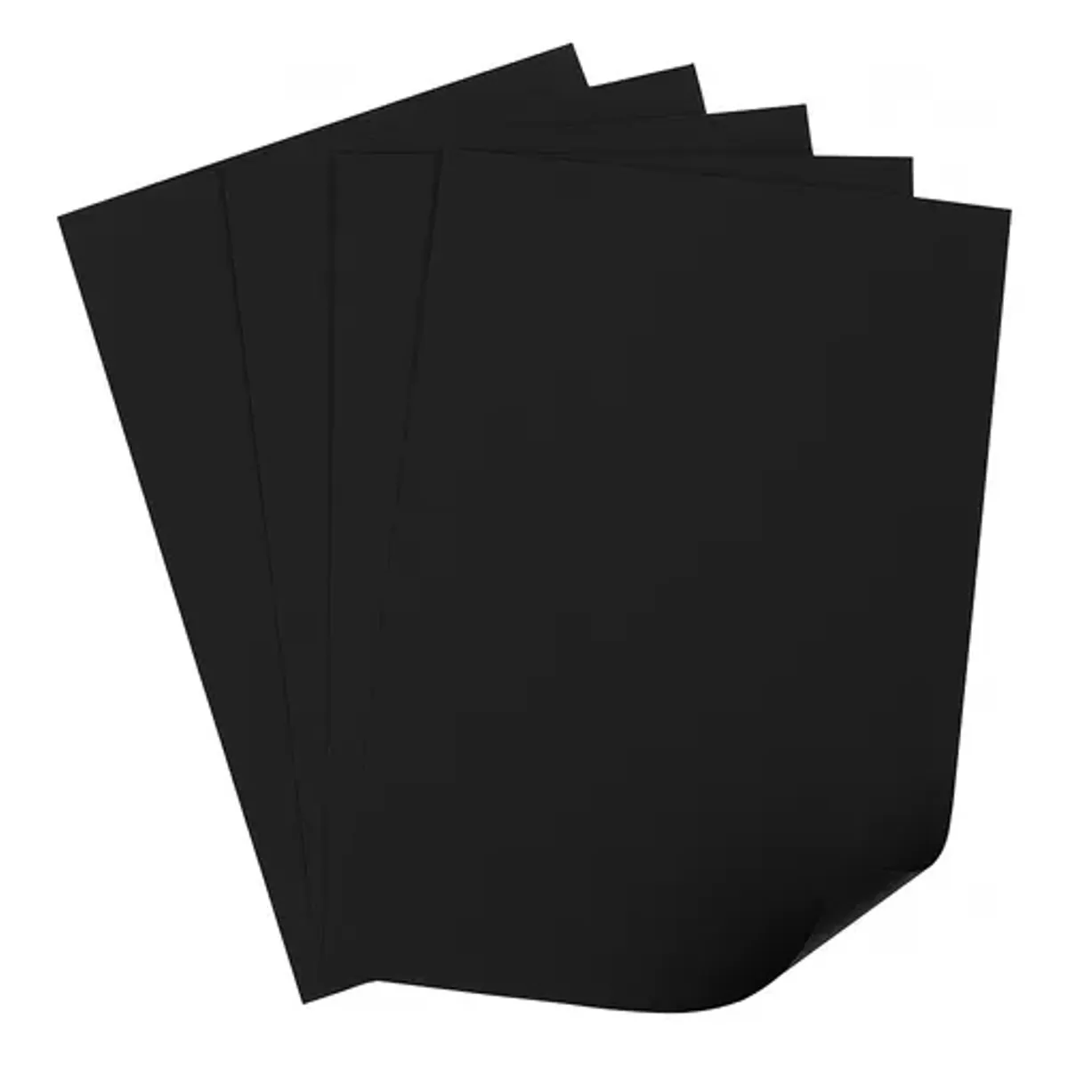 GENERICO - Pack 10 Pliegos Cartulinas Española 55 × 77 Cm Negro