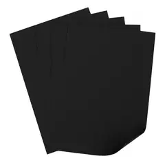 GENERICO - Pack 10 Pliegos Cartulinas Española 55 × 77 Cm Negro