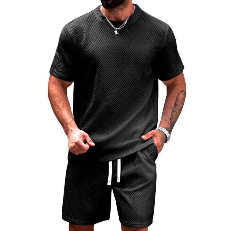 MPROPIA - Conjunto Hombre Short y Polera Tendencia Urbana 0271
