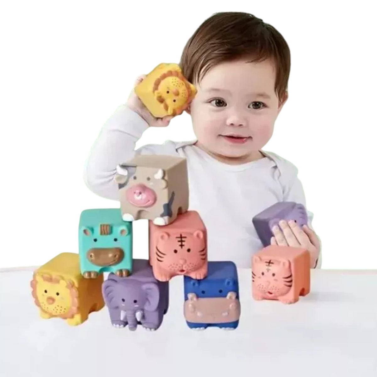 GENERICO - Bloques Y Cubos Para La Ducha Y Baño De Bebés Yo Niños