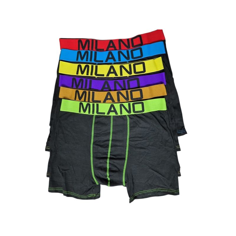 GARSIL - 12 Boxer Para Hombre De Algodon Con Pretina De Colores