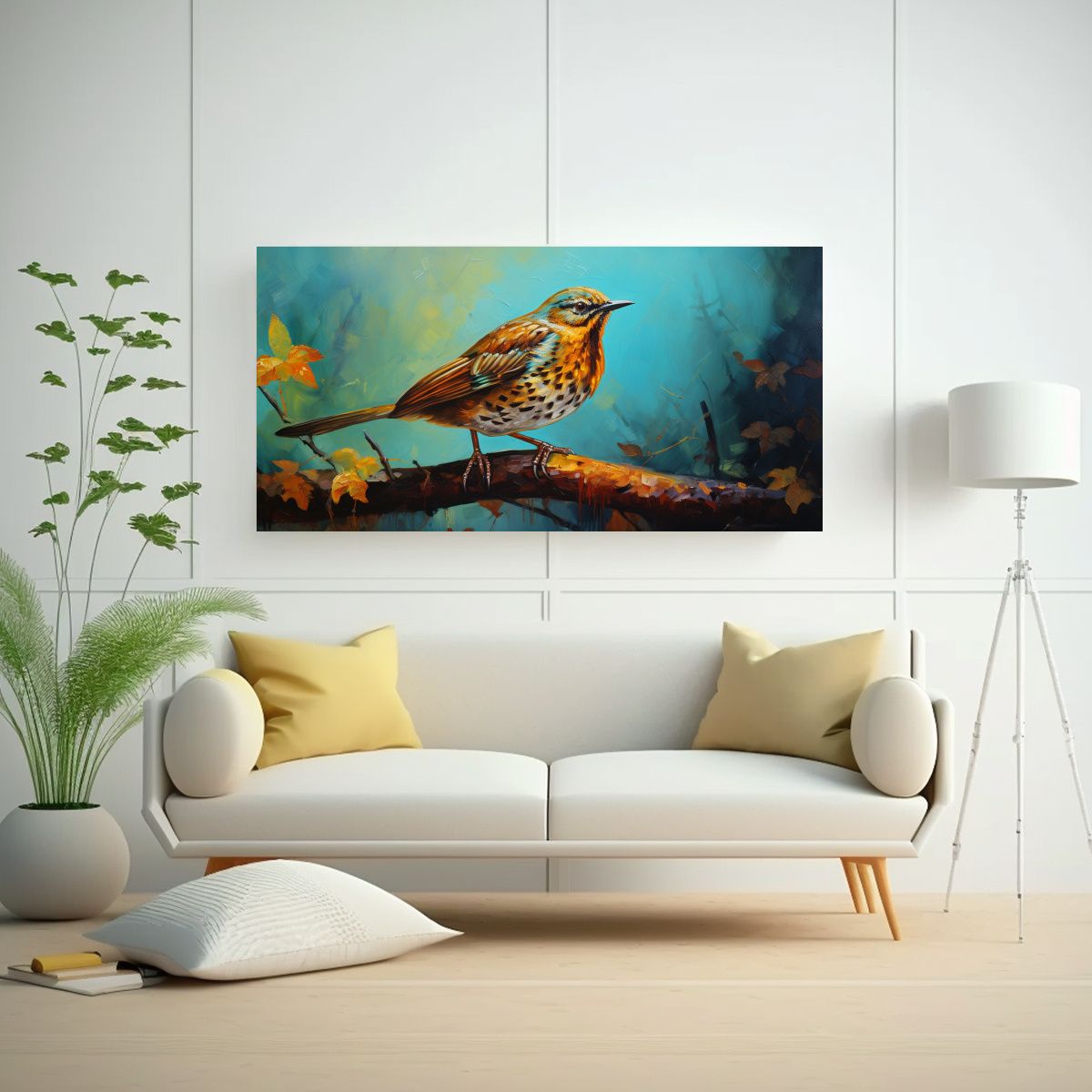 GENERICO - Formación Arte Moderno Pintura Al Estilo óleo 100x50 Cm