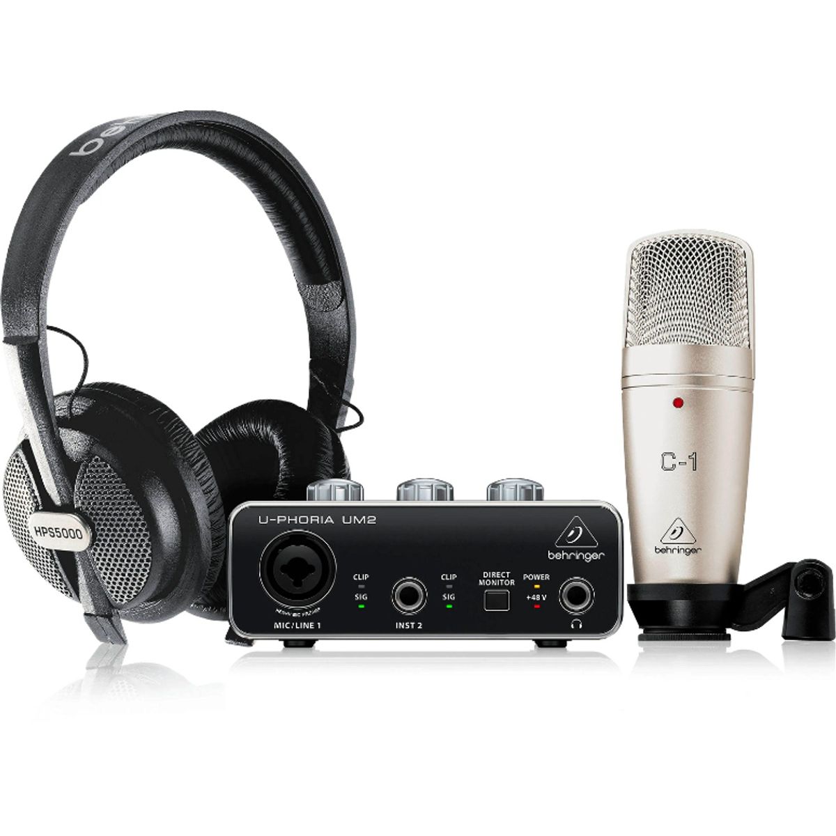 BEHRINGER - Pack De Grabacion De Estudio Behringer U-Phoria Studio