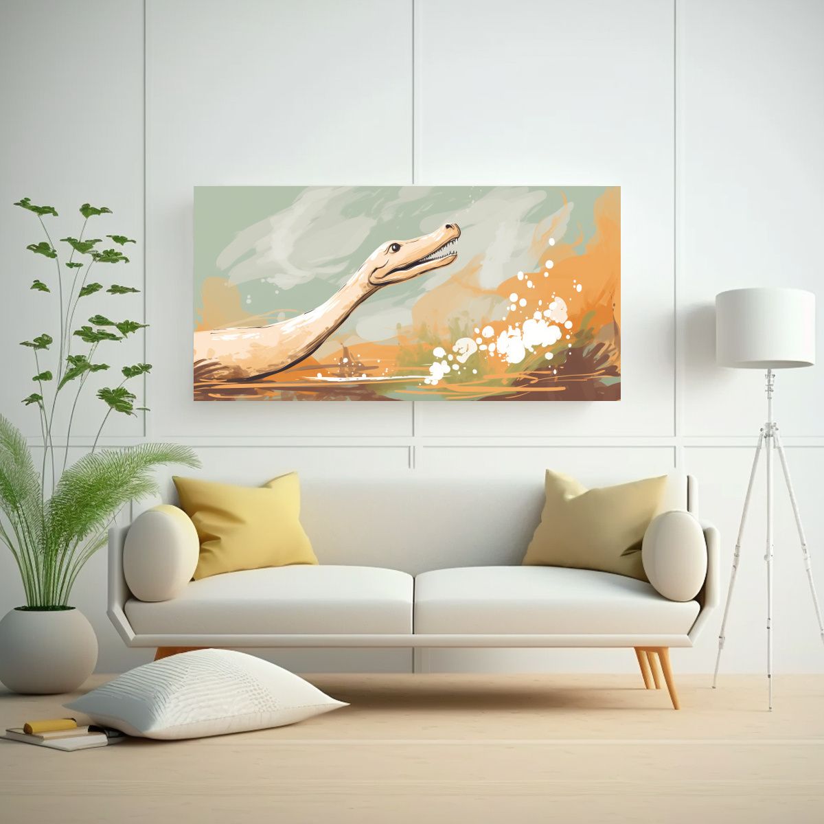 GENERICO - Impresión Artística De Combinación Loch Ness 80x40 Cm