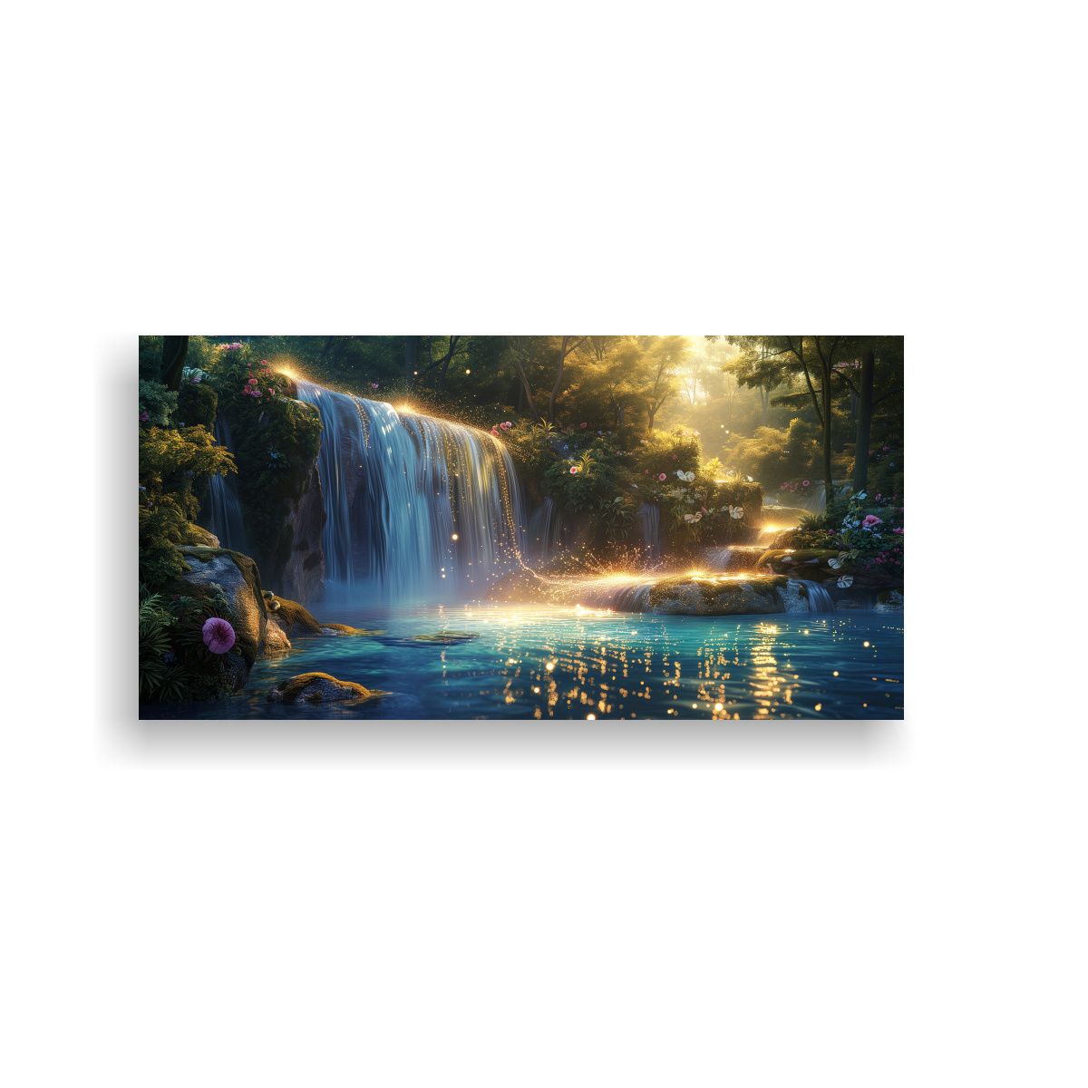 GENERICO - Pintura Minimalista Cuadro Colores Lugar 80x40 Cm