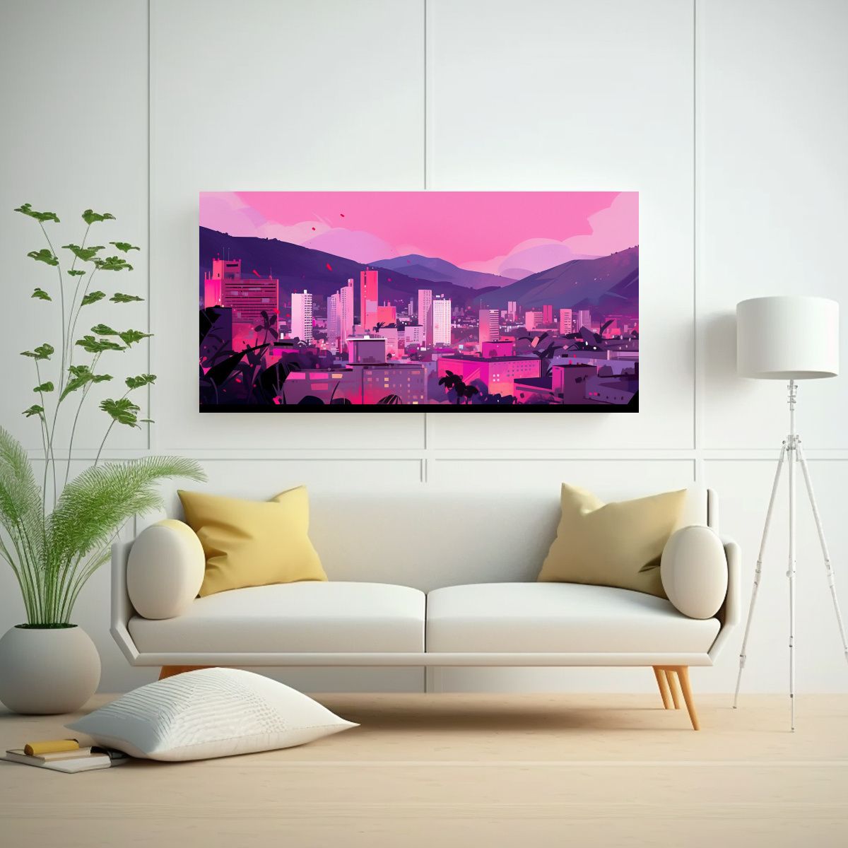 GENERICO - Cuadro Abstracto Sensibilidad En Santiago En 80x40 Cm.