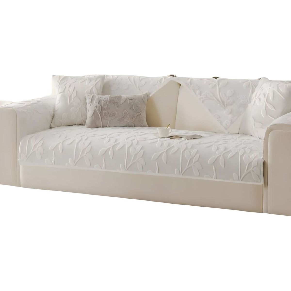 GENERICO - PACK DE 5 FUNDAS PARA SOFA CON DISEÑO H2