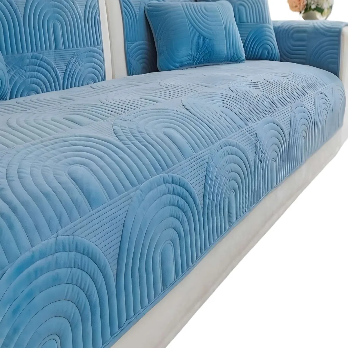 GENERICO - PACK DE 5 FUNDAS PARA SOFA CON DISEÑO J4