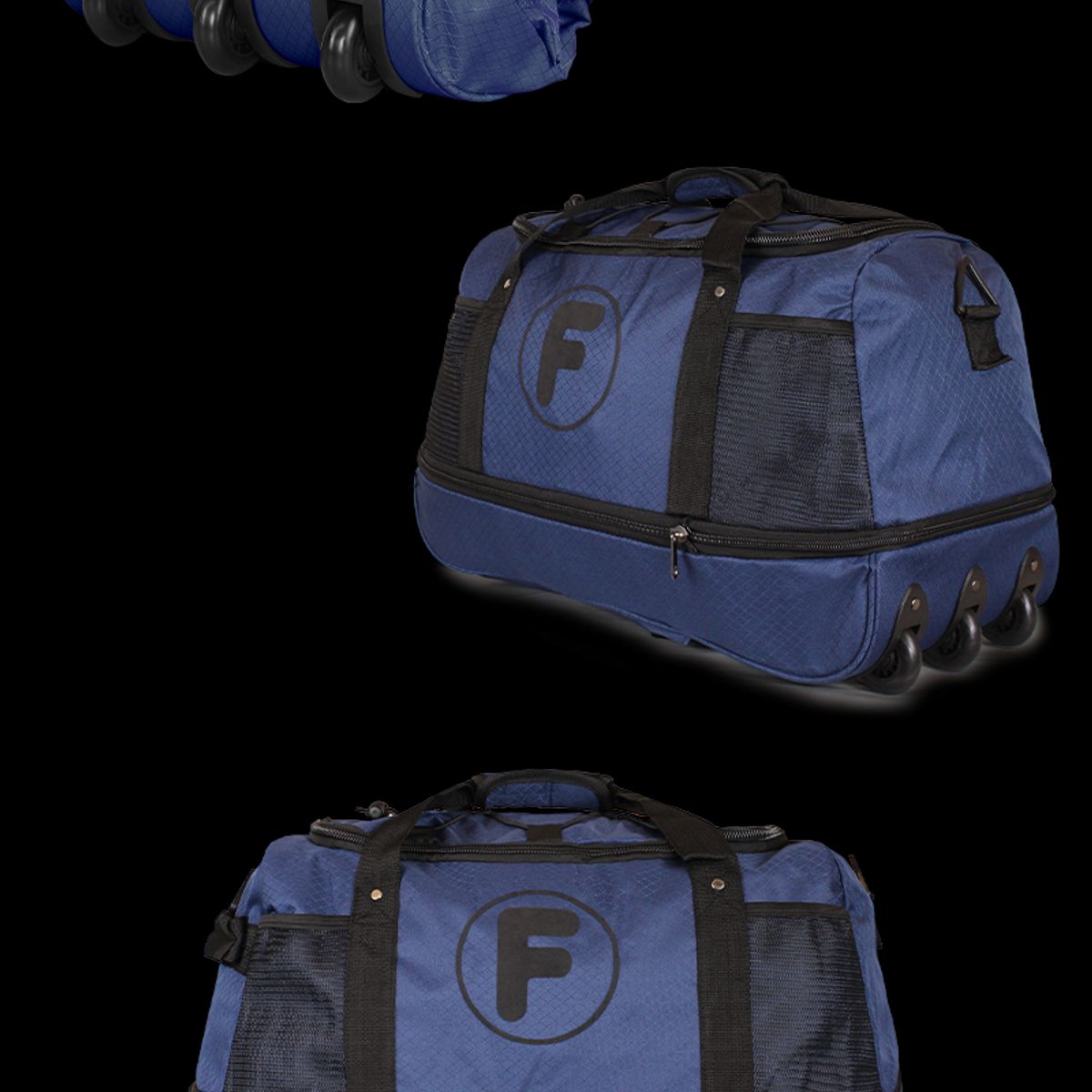 F LA MALETA DE CHILE - Bolso tipo mochila con ruedas Goliat azul F la maleta de chile