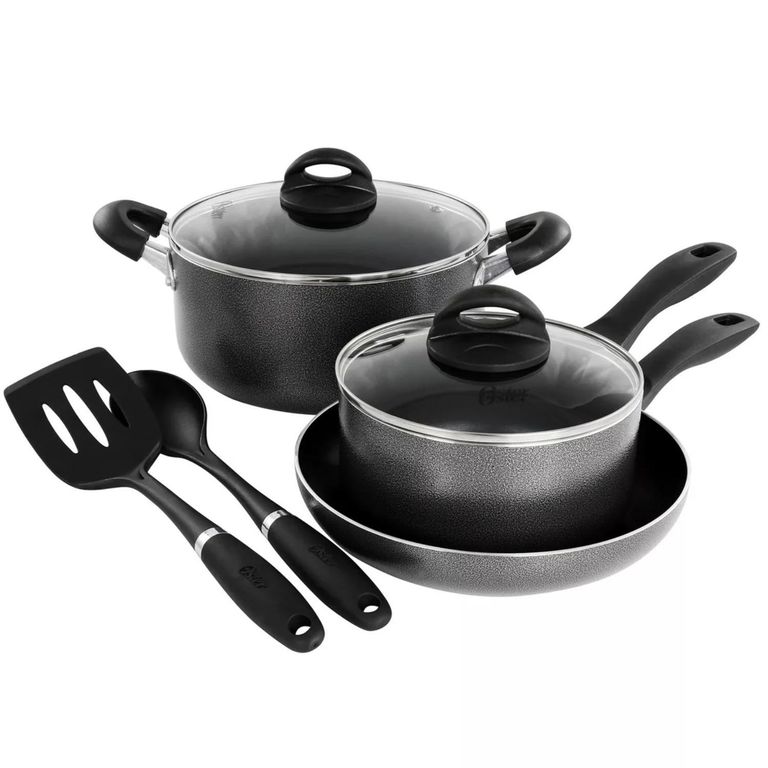 Bateria de cocina aluminio Clairbone 7 piezas