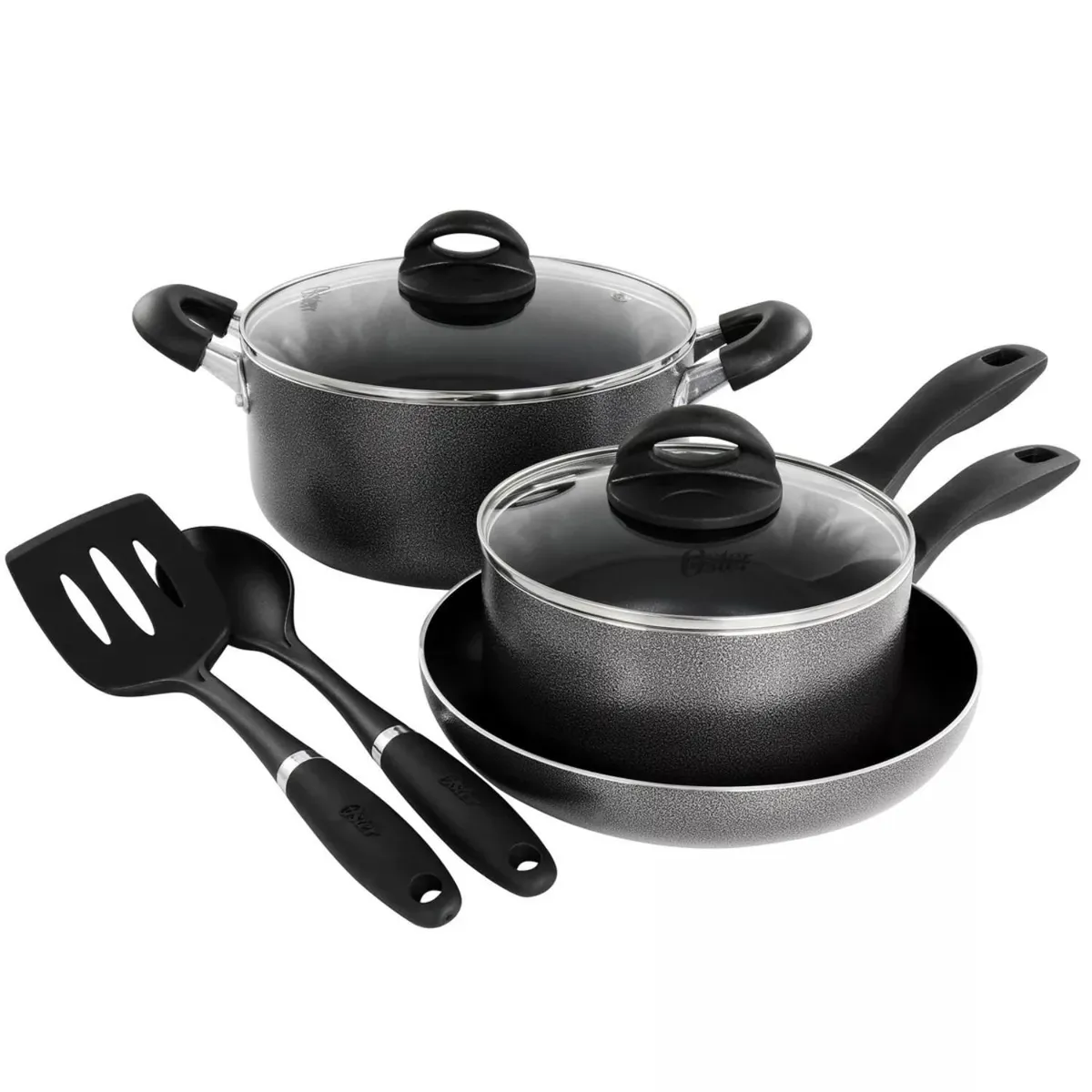 OSTER - Oster Batería de cocina aluminio Clairbone 7 piezas
