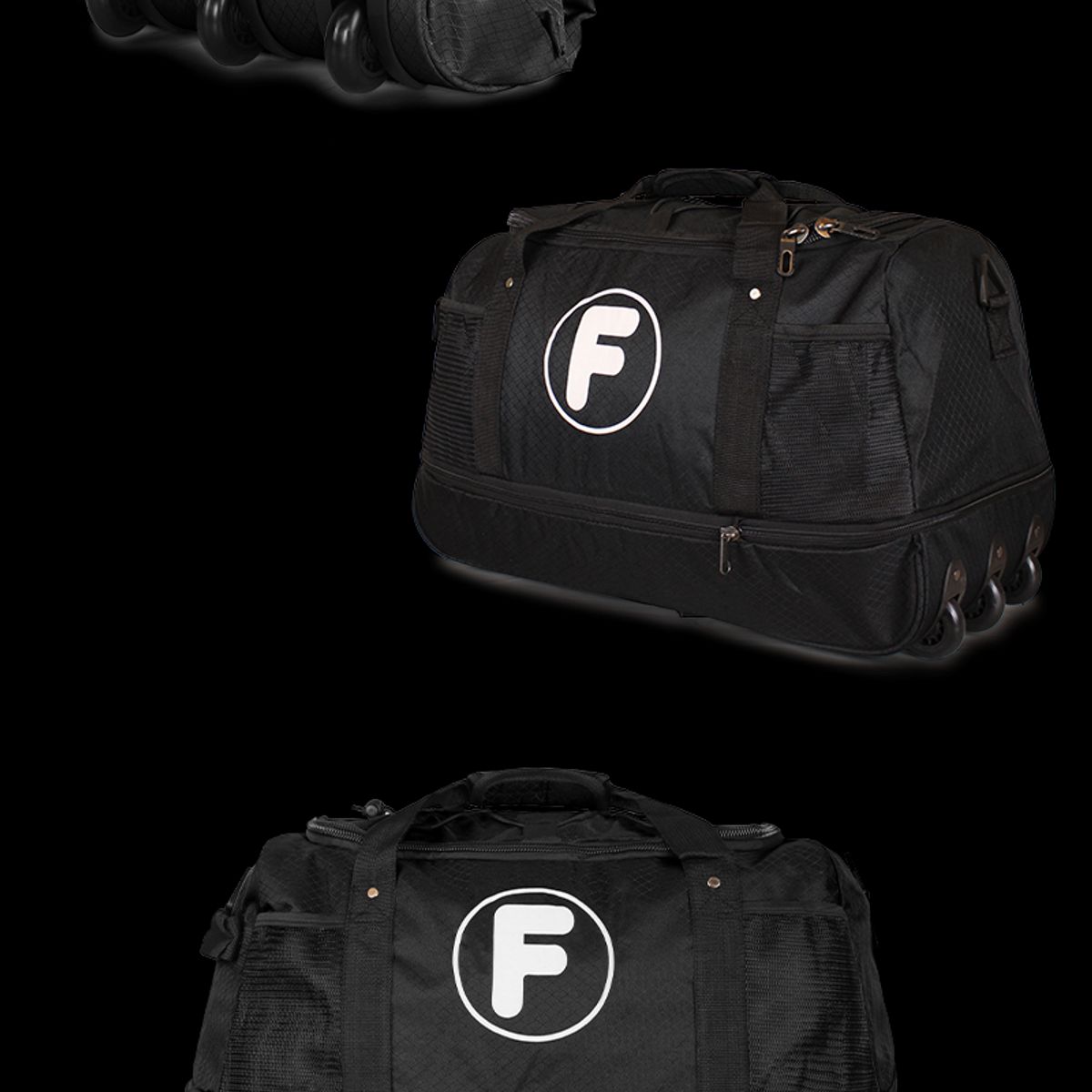 F LA MALETA DE CHILE - Bolso tipo mochila con ruedas Goliat negro F la maleta de Chile