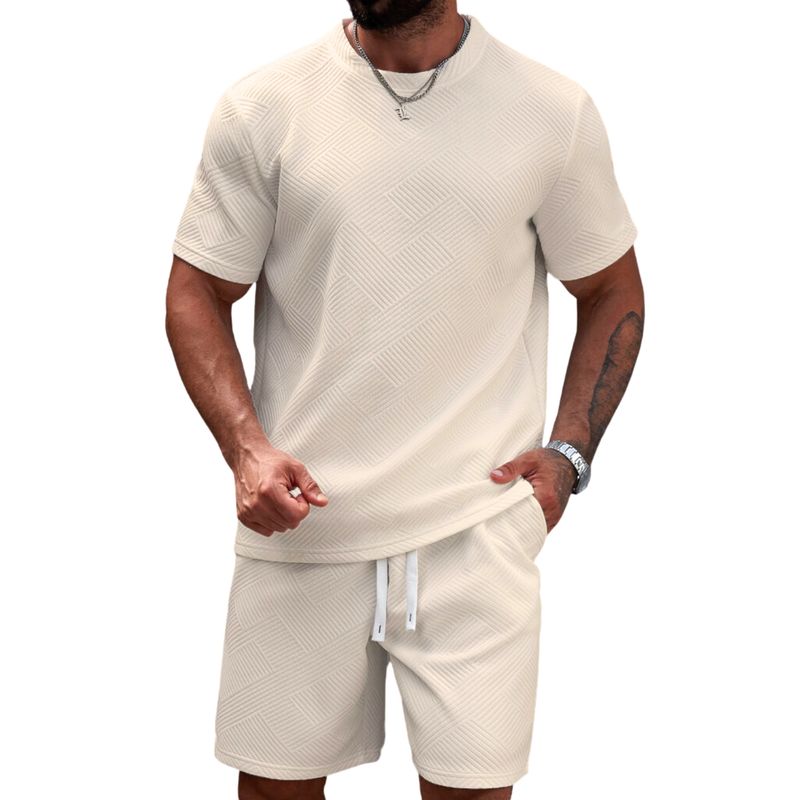 MPROPIA - Conjunto Hombre Short y Polera Tendencia Urbana 0271