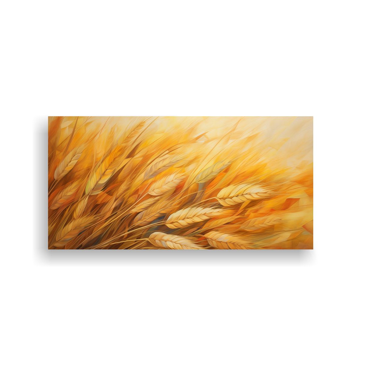 GENERICO - Pintura Abstracta Detallada De Granos De Arroz En 60x30 Cm