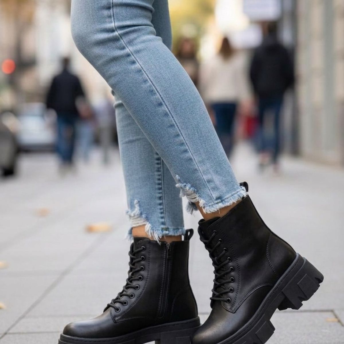 SNOOPY - Botin para Dama con Plataforma M377