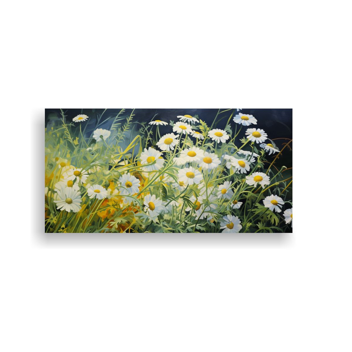 GENERICO - Cuadro Abstracto Ornamento De Hierbas De 80x40 Cm