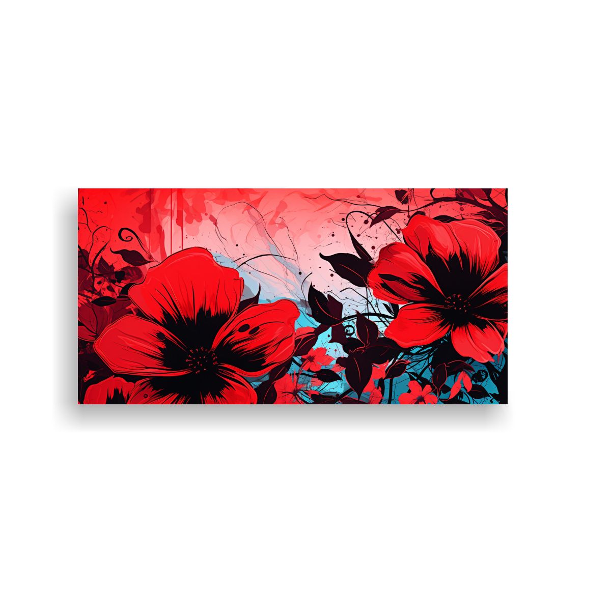 GENERICO - Pinturas Decorativas En Estilo Neonoir Regalo De 60x30 Cm