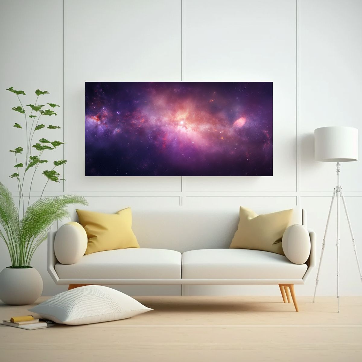 GENERICO - Pinturas Decorativas De Universo Sin Personas Ni 100x50 Cm.