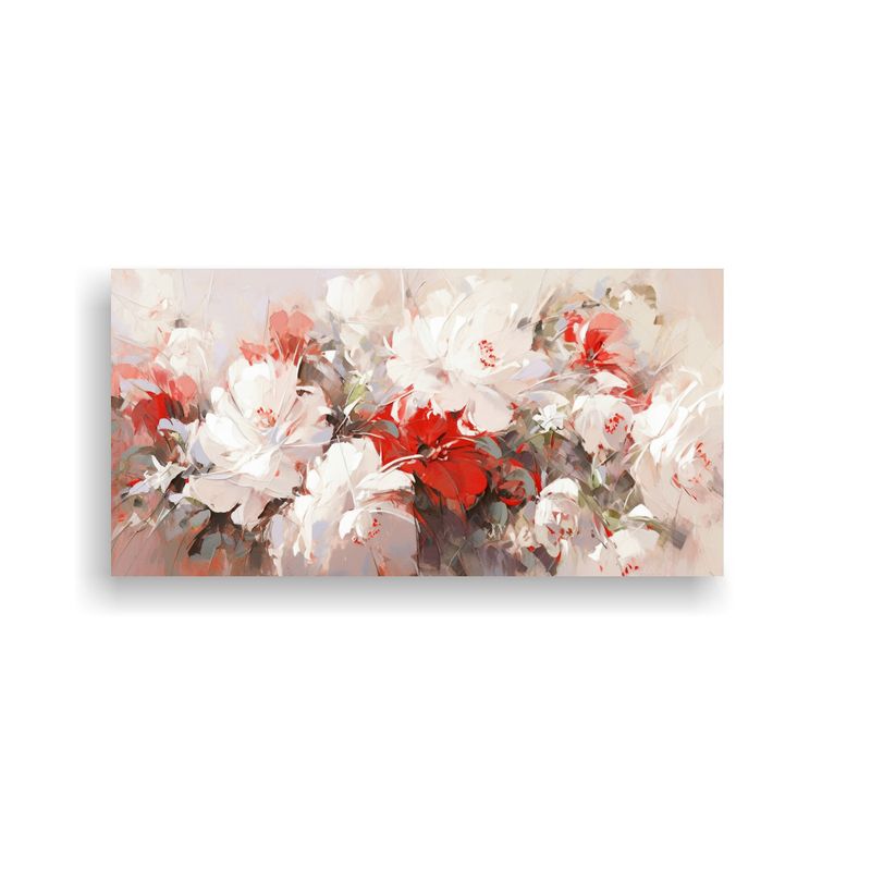 GENERICO - 1 Cuadro Fotografía Personalidad A White AND Red 100x50 Cm