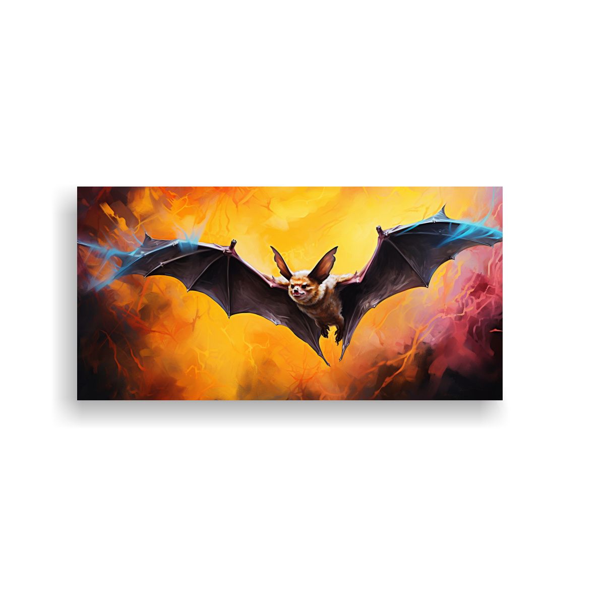 GENERICO - Pintura Al Estilo óleo Colorida Inspirada En 60x30 Cm