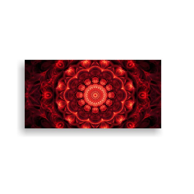 GENERICO - Cuadro Decorativo Vintage De Mandala Loto Y 60x30 Cm