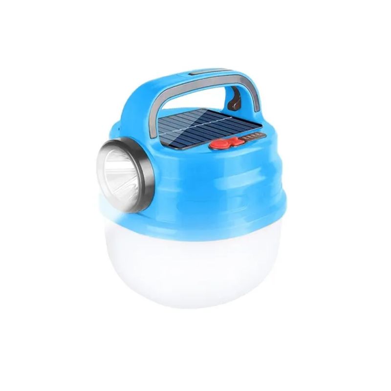 GENERICO - Lampara Linterna Solar Para Acampar Led Recargable Camping