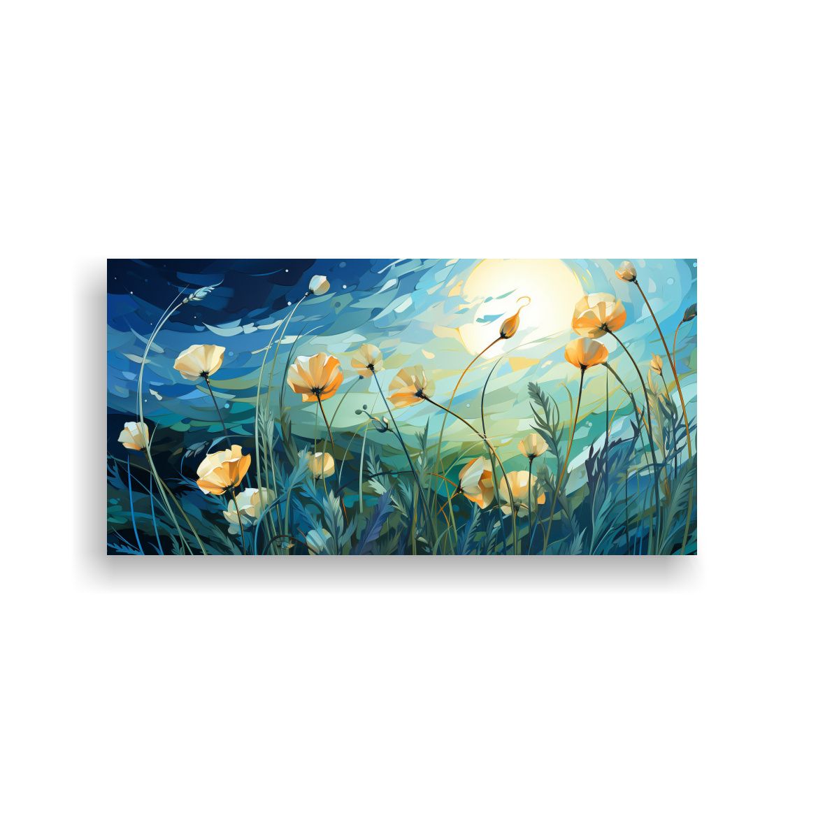 GENERICO - Cuadro De Tela En Bastidor Decorativo Comedor 100x50 Cm