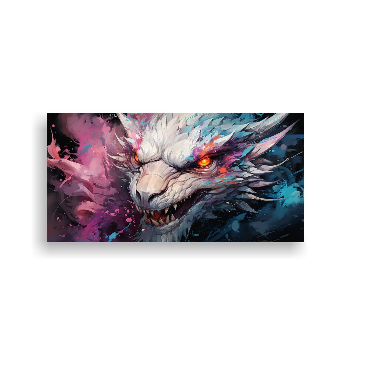 GENERICO - Pinturas Decorativas En Tonos Pastel Y Blanco Con 60x30 Cm