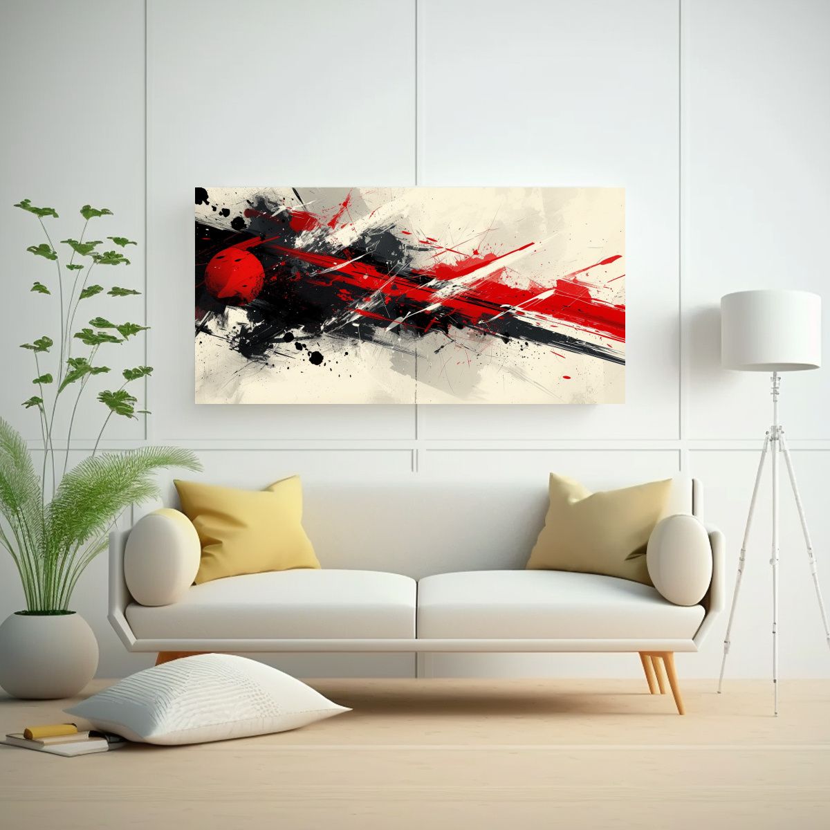 GENERICO - Pintura Lienzo Bastidor Forma Exclusiva Solo 100x50 Cm