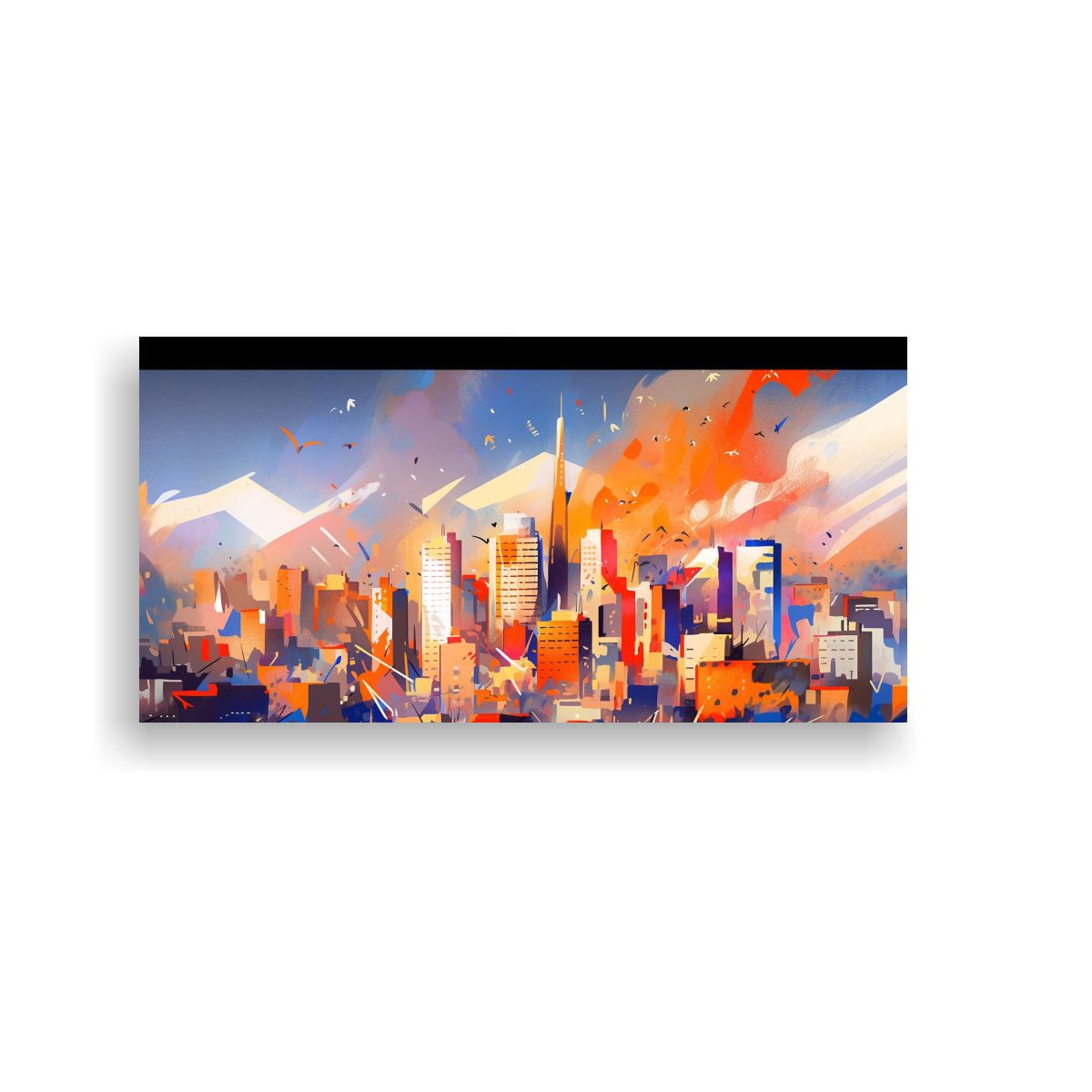 GENERICO - Pinturas Decorativas Arte Expresión Estrellados 60x30 Cm