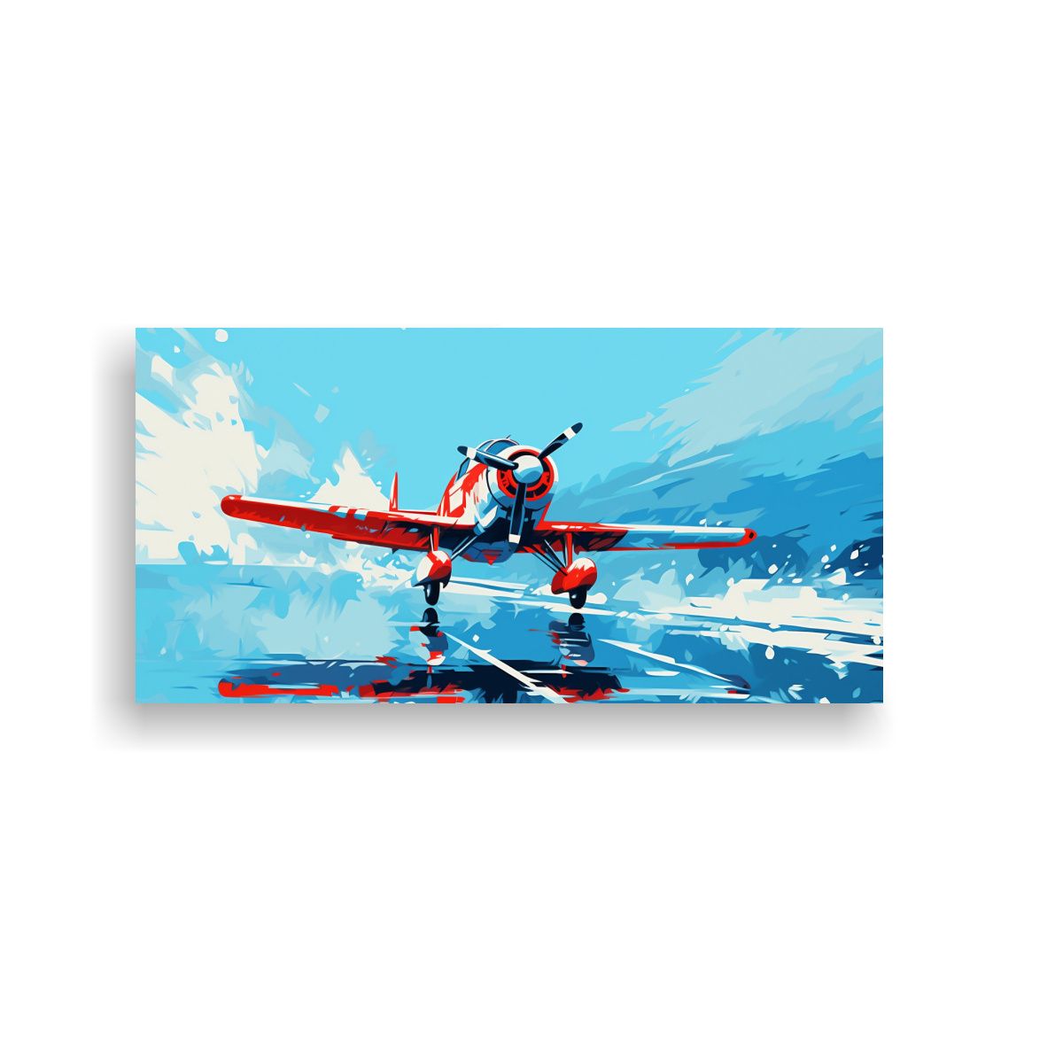 GENERICO - Cuadro Arte De Pared Moderno Regalo Pájaro En 60x30 Cm